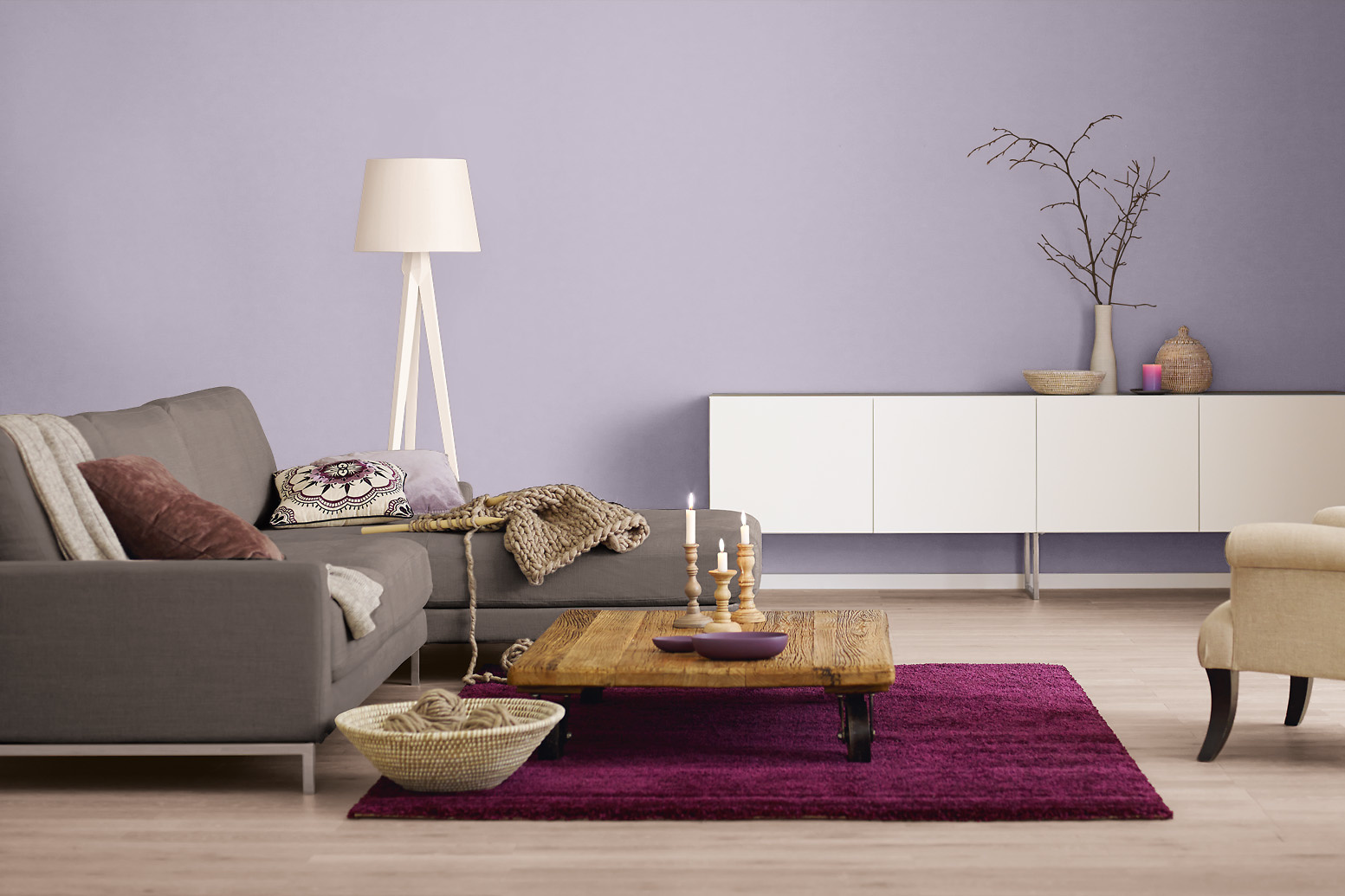 Alpina farbrezepte innenfarbe edles mauve alpina farben
