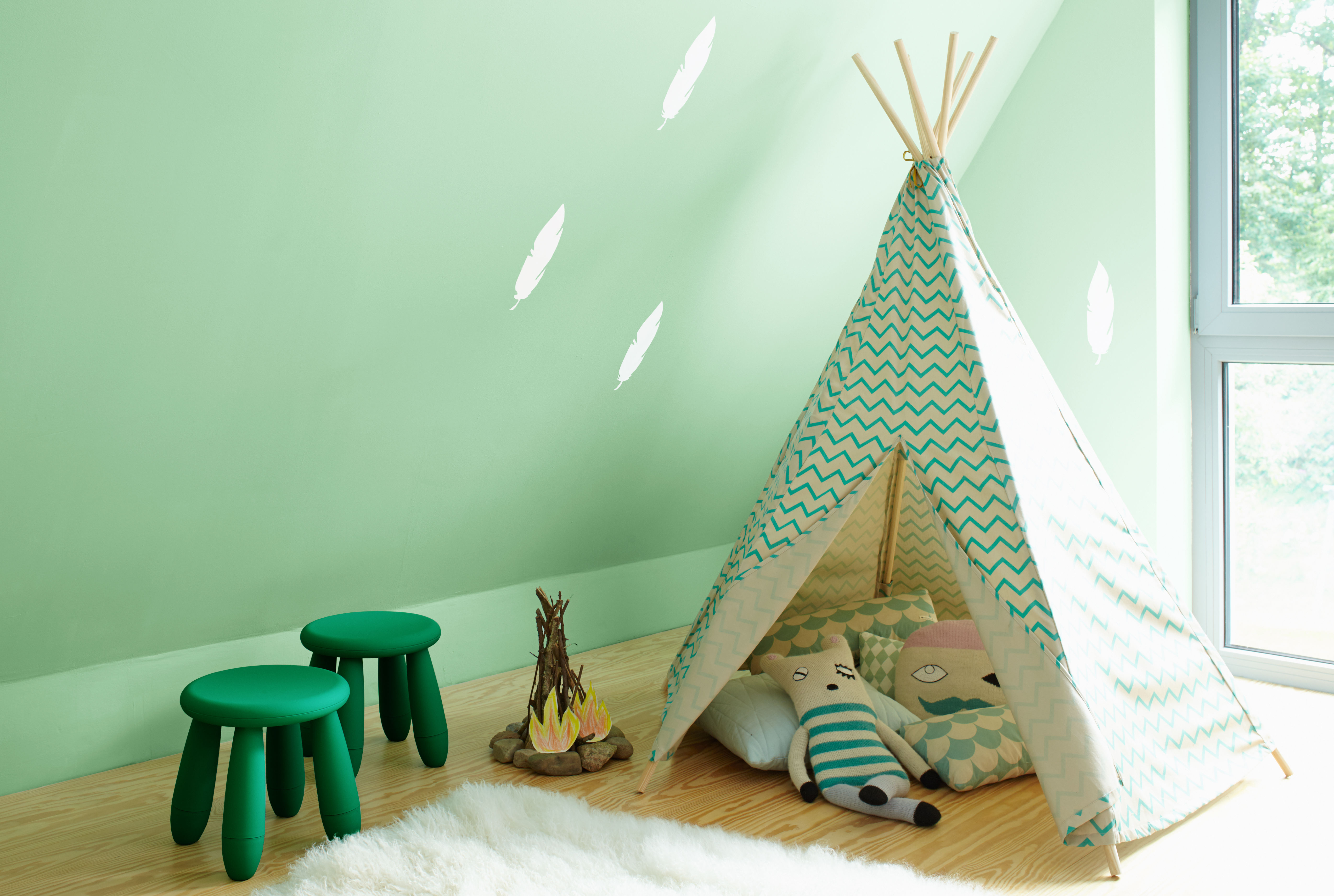 Ideen dekoration & gestaltung im kinderzimmer: alpina familie & farbe