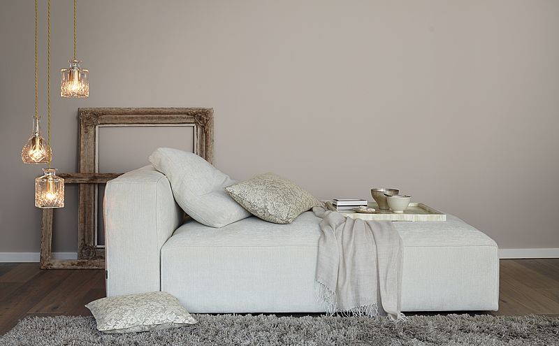 Taupe Wandfarbe