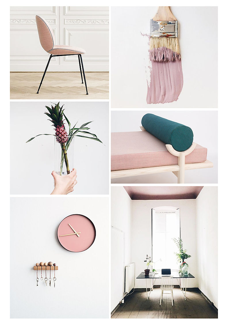Farbton: No.19 Melodie der Anmut Moodboard für Rosa-Violette Farbe