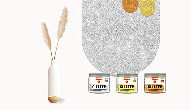 Wandgestaltung mit Alpina Glitter Effekt - Alpina Farben