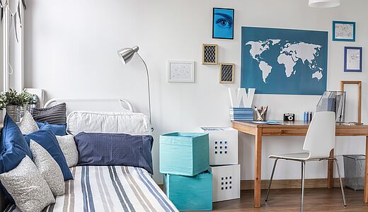 Die passenden Wandfarben und Farbgestaltung für das Jugendzimmer Die passenden Wandfarben und Farbgestaltung für das Jugendzimmer