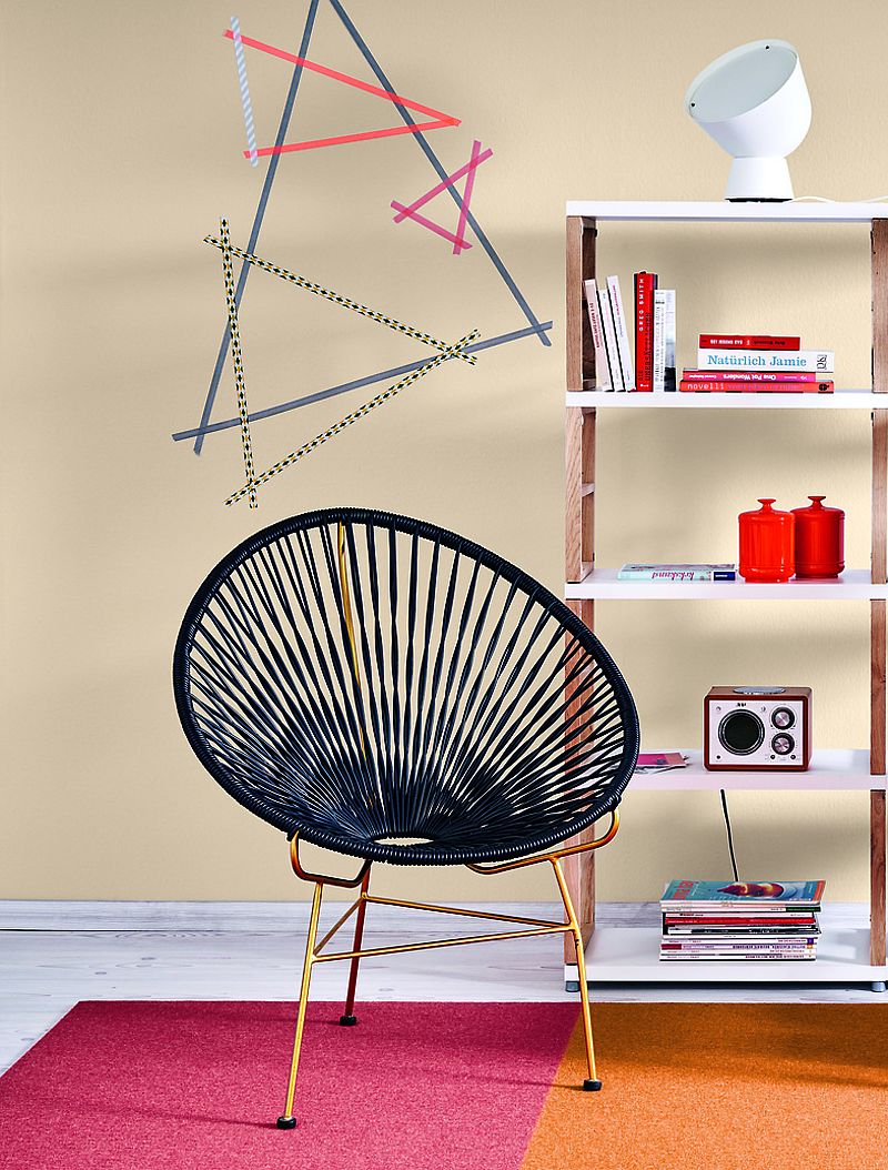 Farbrezepte: Sanftes Cashmere Hellbraune Wandfarbe im Arbeitszimmer