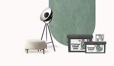 Wandgestaltung mit Alpina Change Effekt - Alpina Farben