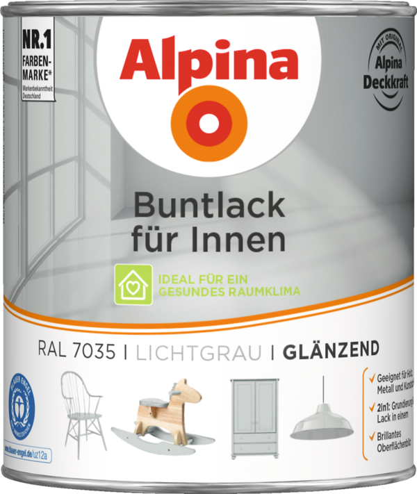 Buntlack bringt indoor Möbeln & Accessoires neue Farbe: Alpina Lackieren