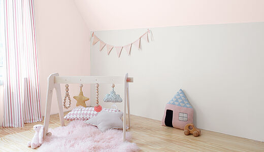 Wandfarben im Babyzimmer für Mädchen – moderne Farbkombinationen mit Rosa Wandfarben im Babyzimmer für Mädchen – moderne Farbkombinationen mit Rosa