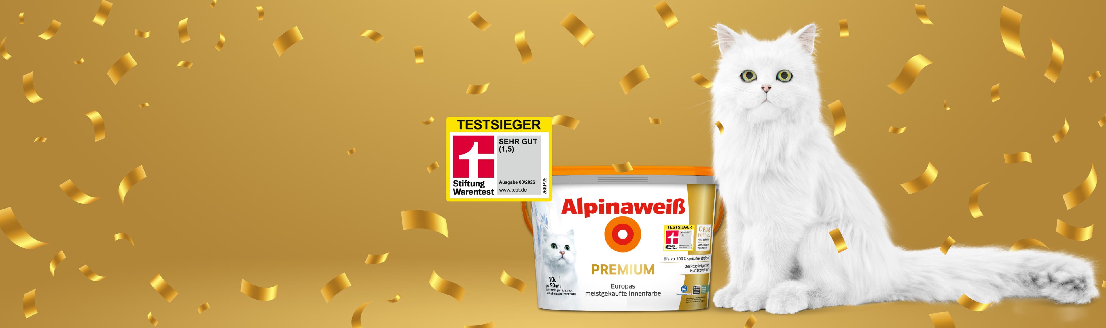 Alpinaweiß Premium überzeugt als Testsieger bei Stiftung Warenstest